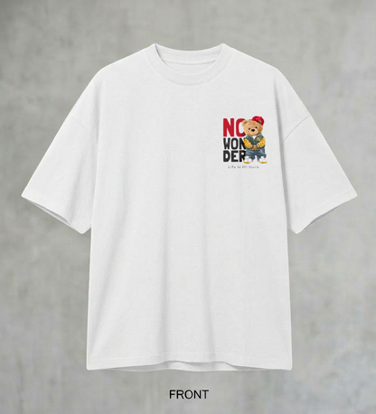 Bear- No Wonder Men's Oversized Tshirt