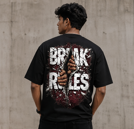 HavowN Baggy Pure Cotton Hip-Hop T-Shirt for Men