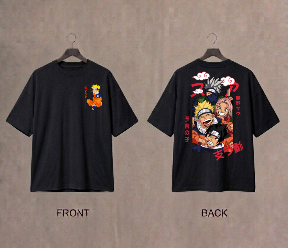 Naruto Men's Oversized Tshirt