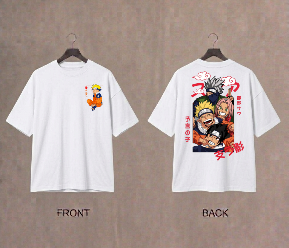 Naruto Men's Oversized Tshirt