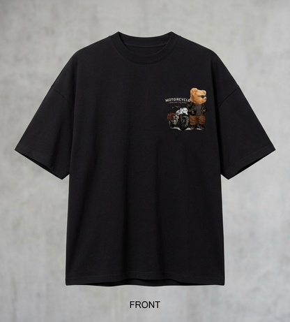 Rider Bear Men's Oversized Tshirt