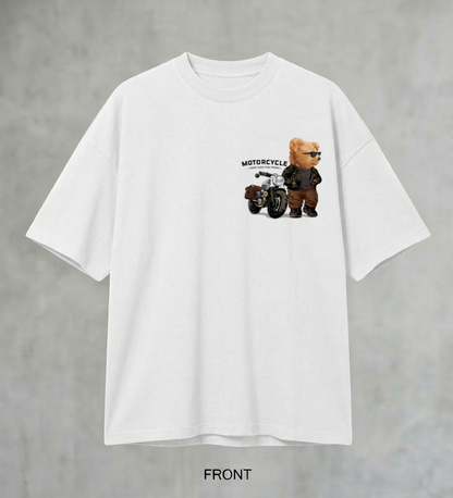 Rider Bear Men's Oversized Tshirt