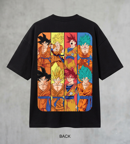 Angry Dragon ball Oversized Tshirt