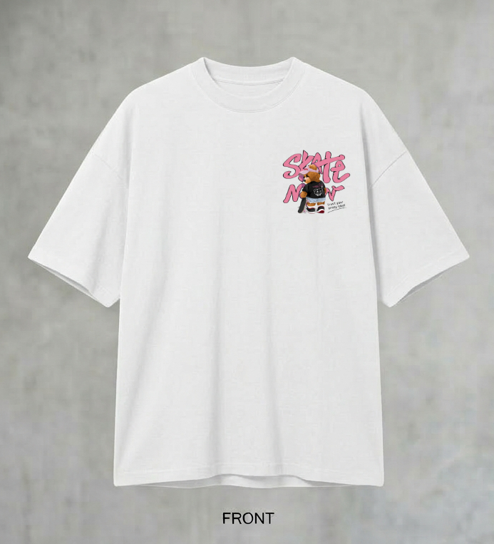Skate Bear Oversized T-Shirt