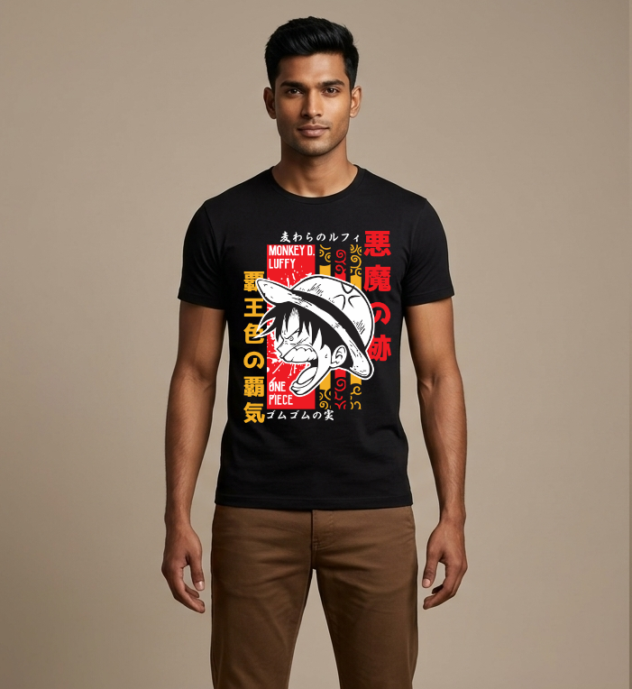 Lufy Men's Regular Tshirt