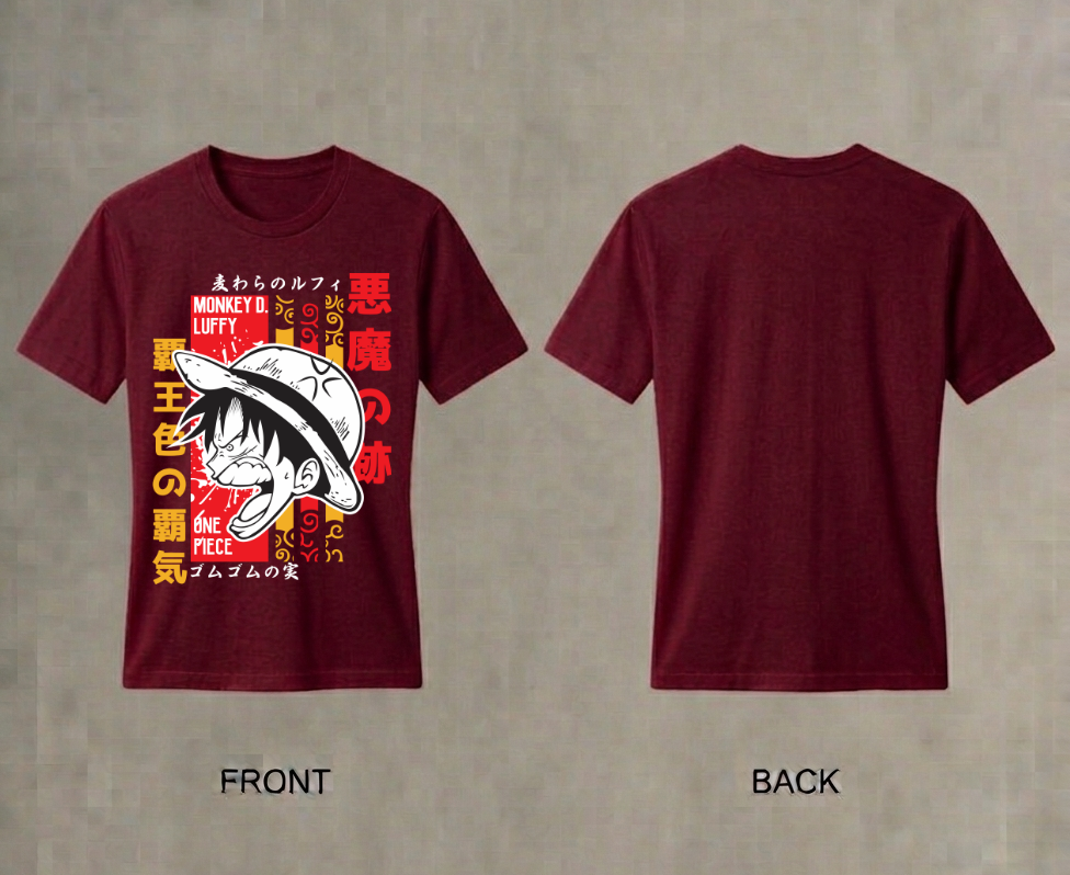 Lufy Men's Regular Tshirt