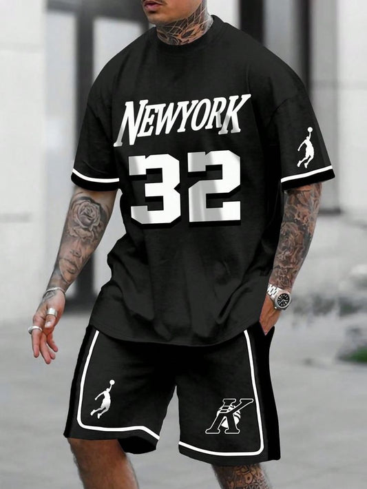 Urban Street Oversized T-Shirt & Shorts Set