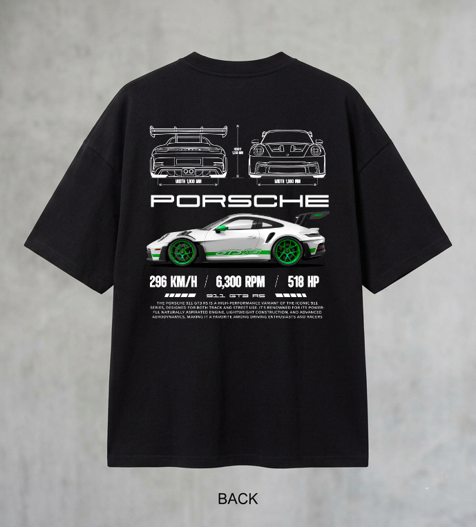 911 GT3 Men's Oversized Tshirt