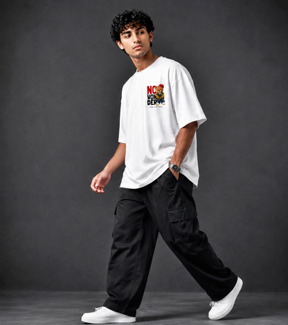 Bear- No Wonder Men's Oversized Tshirt
