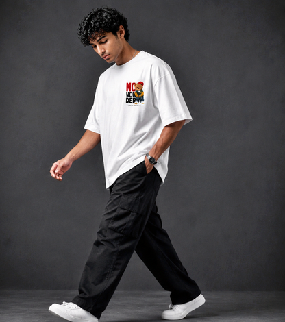 Bear- No Wonder Men's Oversized Tshirt
