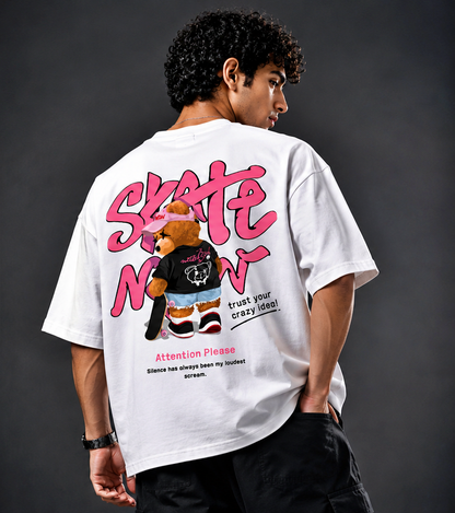 Skate Bear Oversized T-Shirt