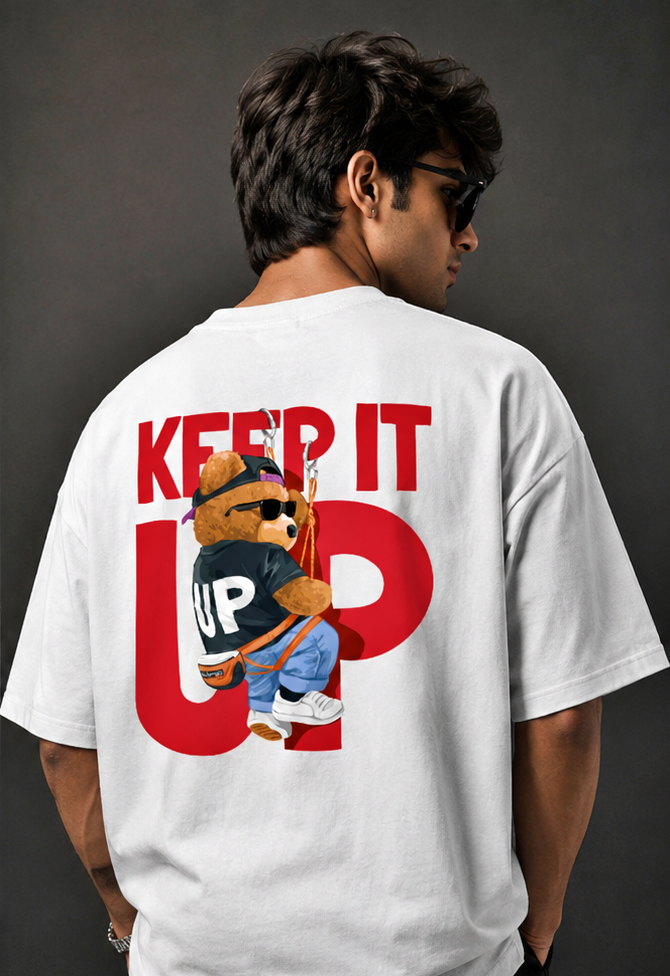 Climbing Bear Oversized T-Shirt
