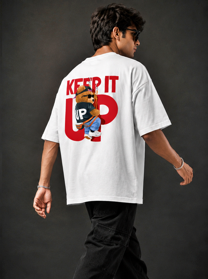 Climbing Bear Oversized T-Shirt