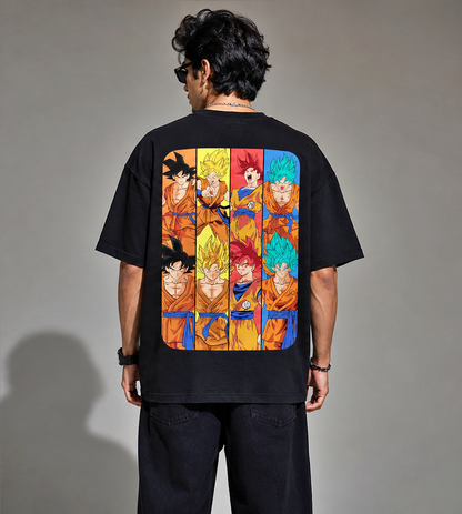 Angry Dragon ball Oversized Tshirt