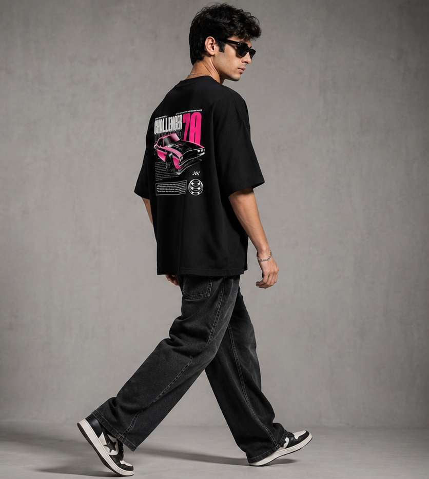 70 Challenger Men's Oversized Tshirt