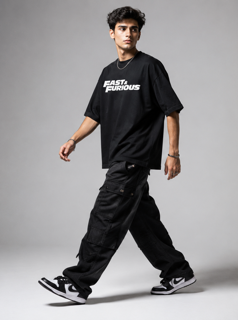 Skyline Men's Oversized Tshirt