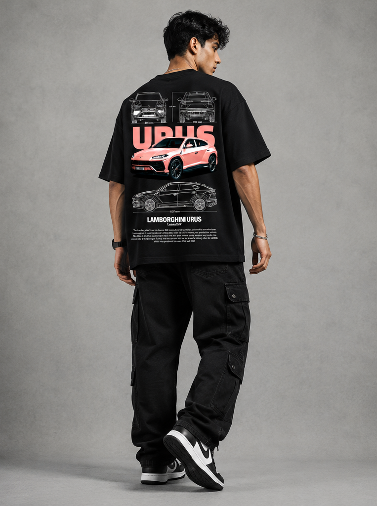 Lambo Urus Men's Oversized Tshirt