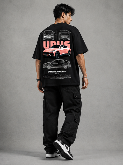 Lambo Urus Men's Oversized Tshirt
