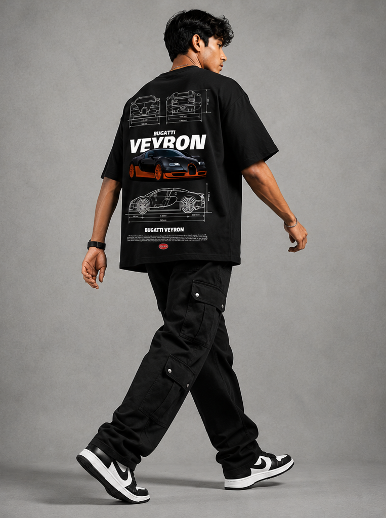 Bugatti Veryon Men's Oversized Tshirt