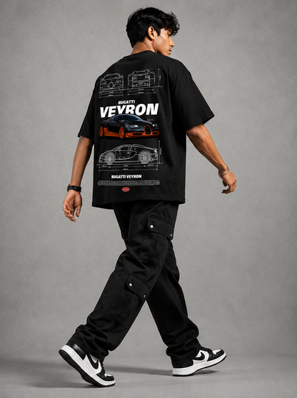 Bugatti Veryon Men's Oversized Tshirt
