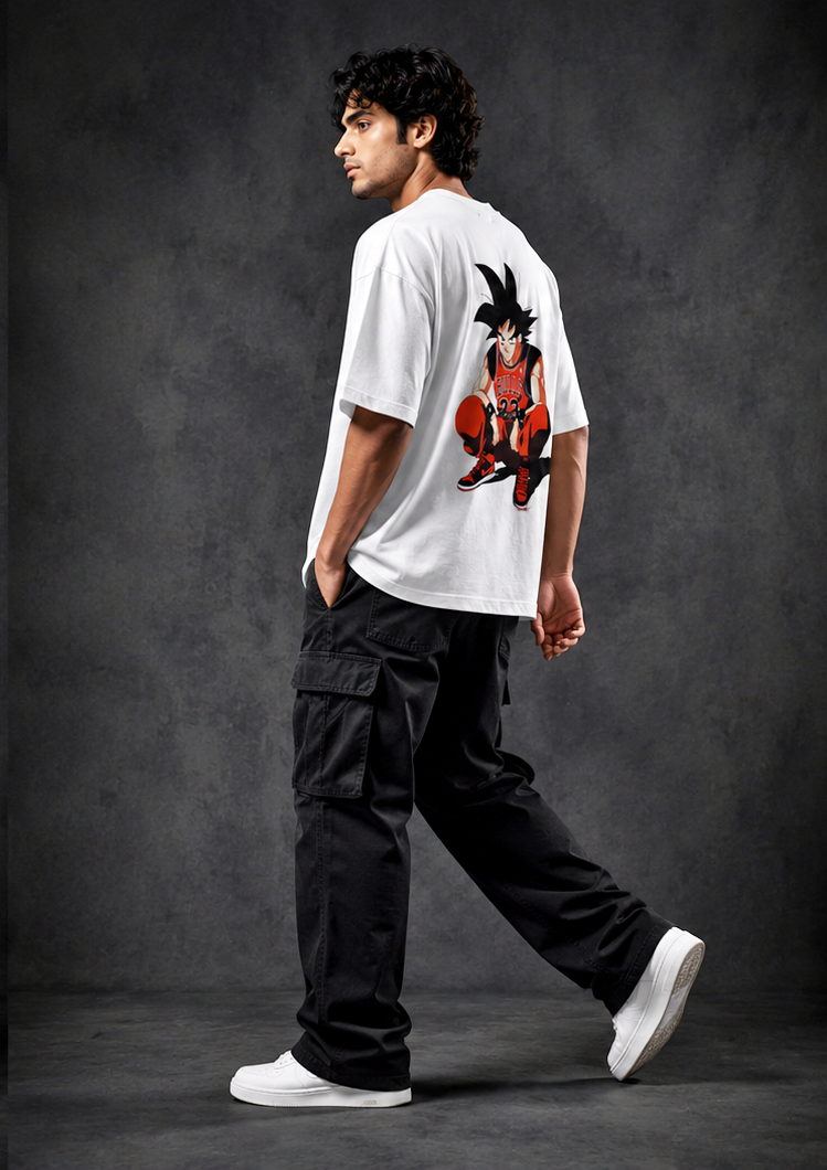 NBA Goku Men's Oversized Tshirt