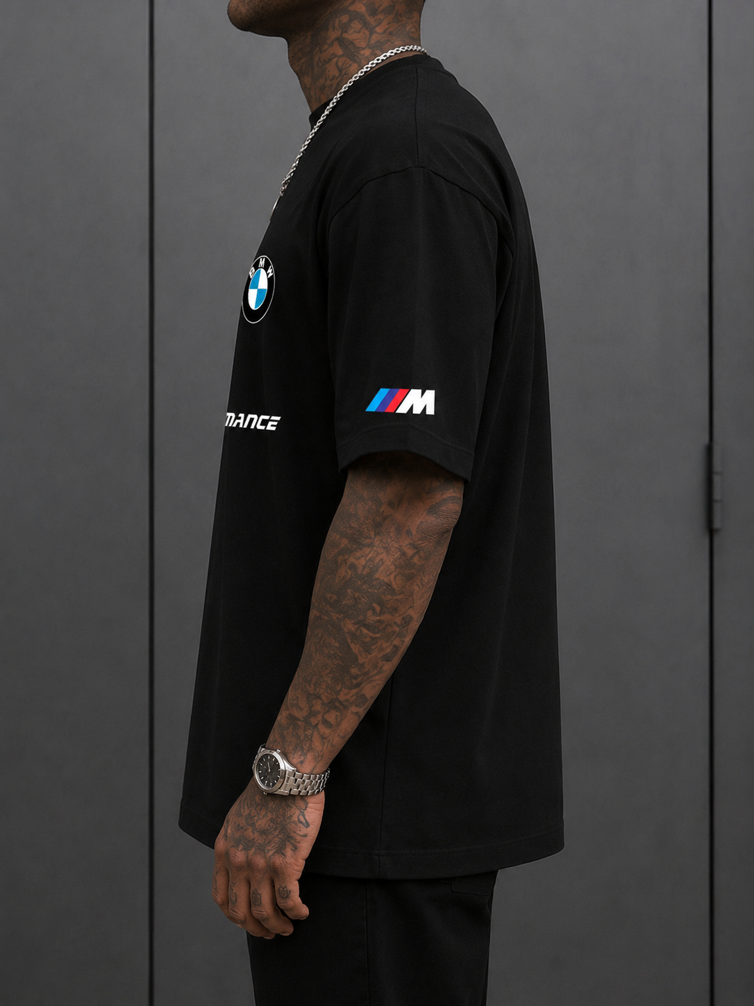BMW Motorsport Premium Oversized Tee – Black