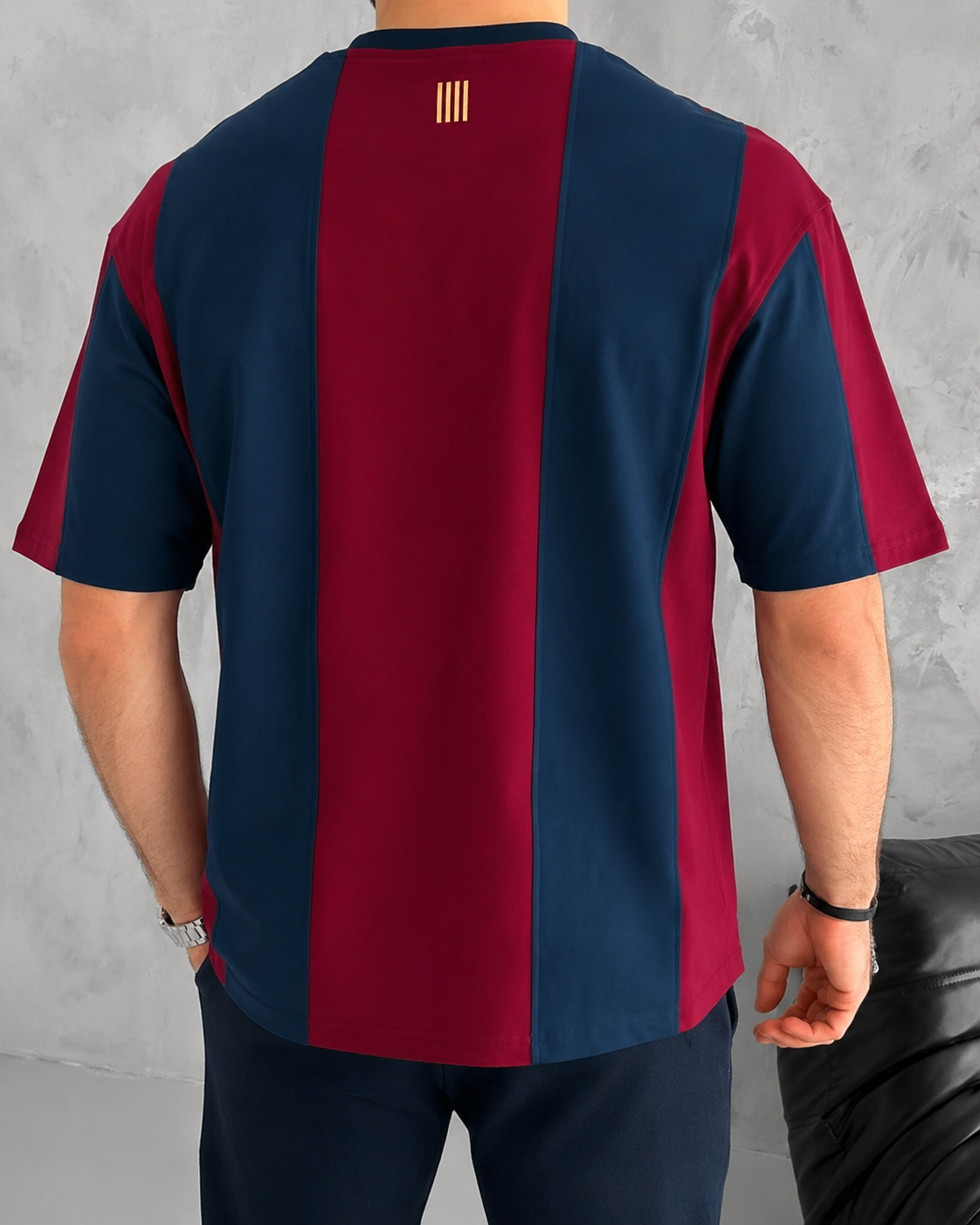 Barcelona Vintage Football Oversized Tee