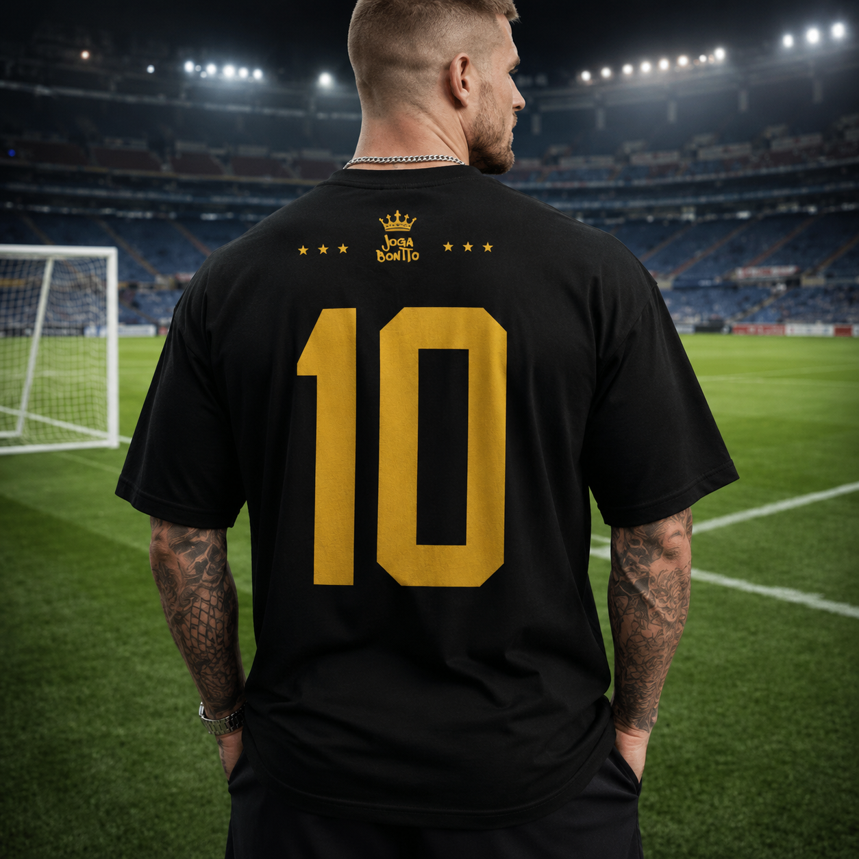 Brazil Football No.10 Oversized Tee