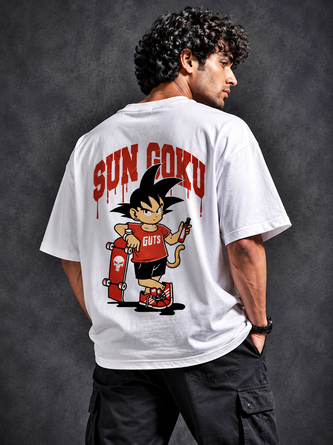 Goku Sun Oversized Tshirt