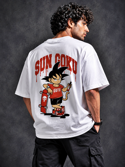 Goku Sun Oversized Tshirt