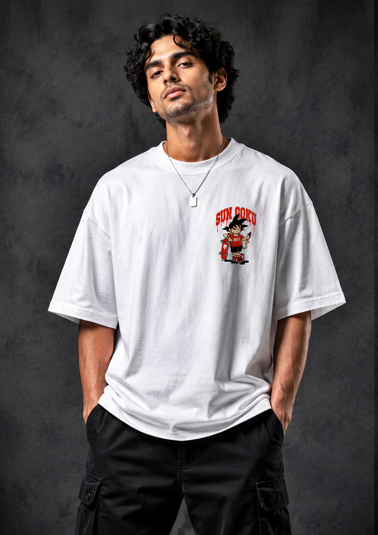 Goku Sun Oversized Tshirt