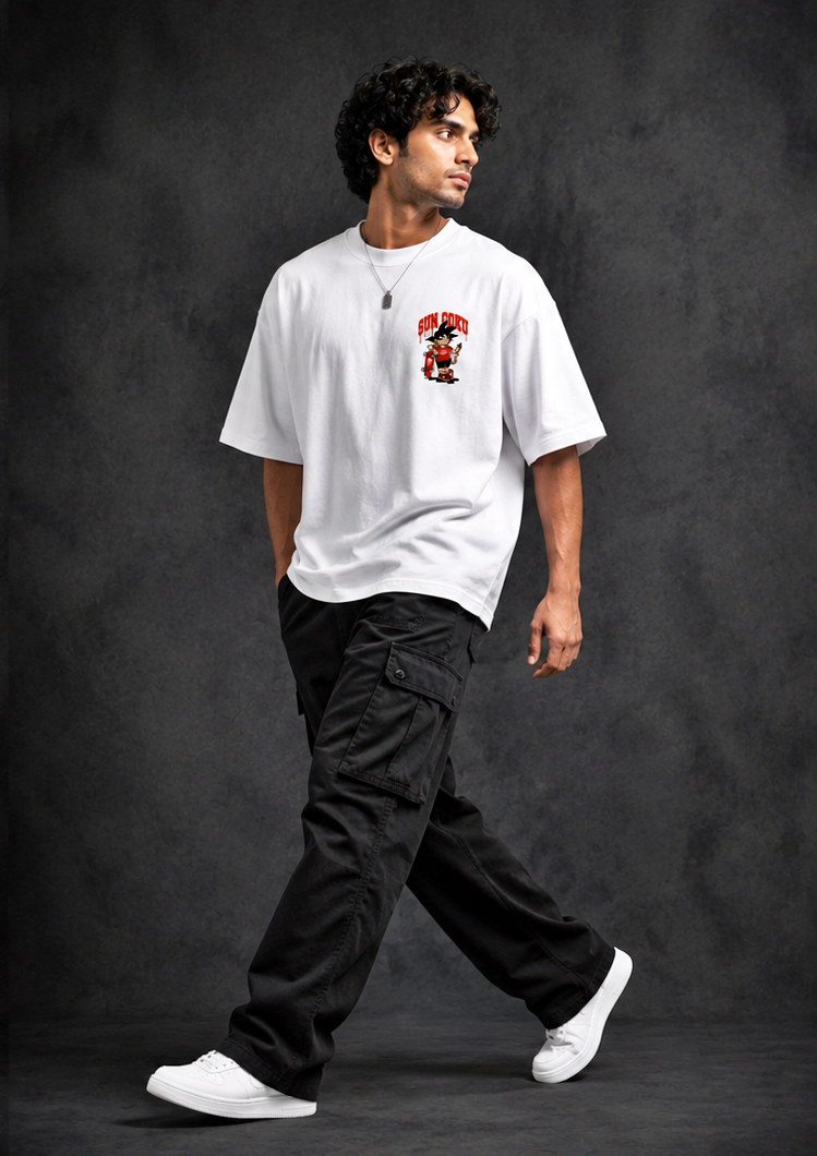 Goku Sun Oversized Tshirt