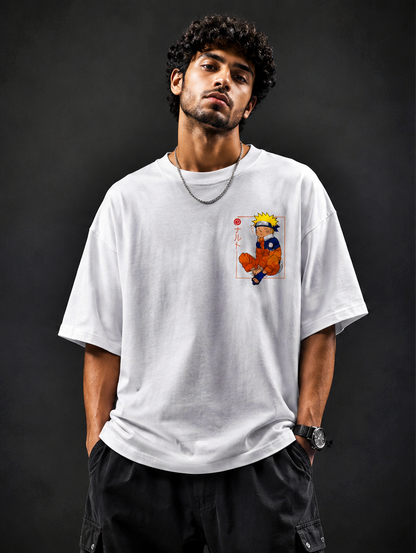 Naruto Men's Oversized Tshirt