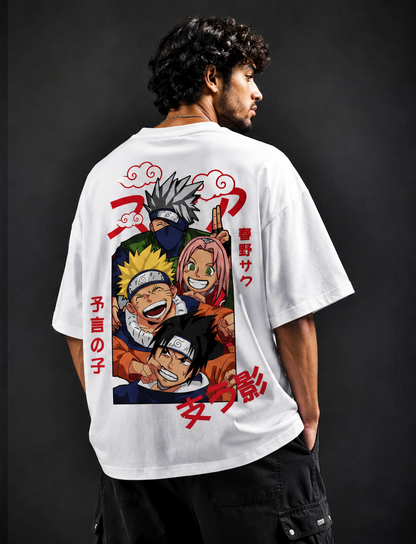 Naruto Men's Oversized Tshirt