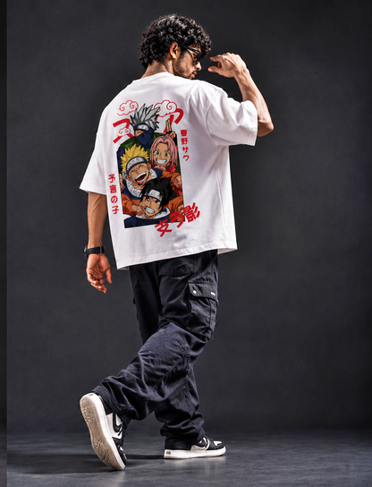 Naruto Men's Oversized Tshirt