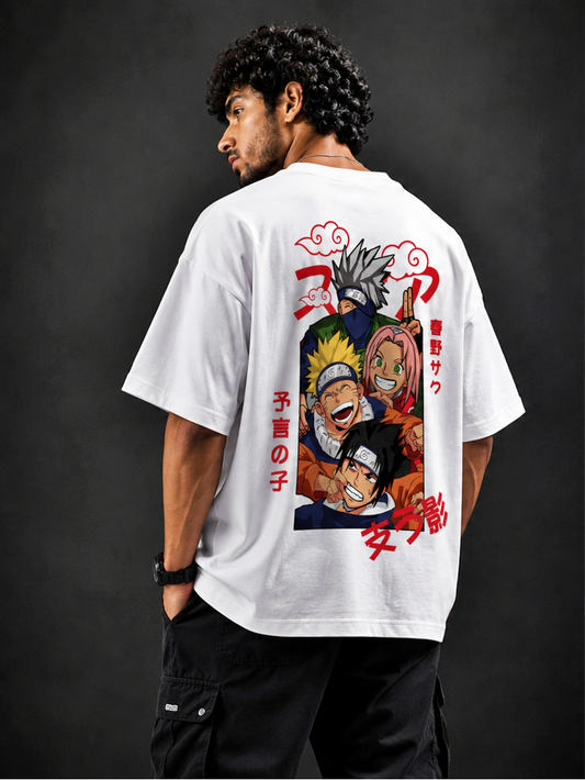 Naruto Men's Oversized Tshirt
