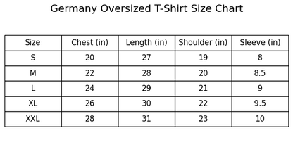 Germany National Team Oversized Tee