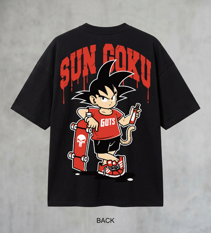 Goku Sun Oversized Tshirt