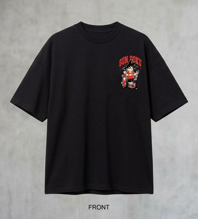Goku Sun Oversized Tshirt