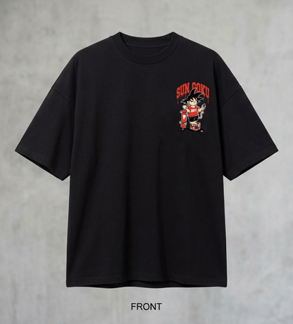 Goku Sun Oversized Tshirt