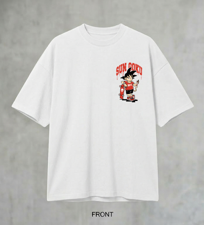 Goku Sun Oversized Tshirt