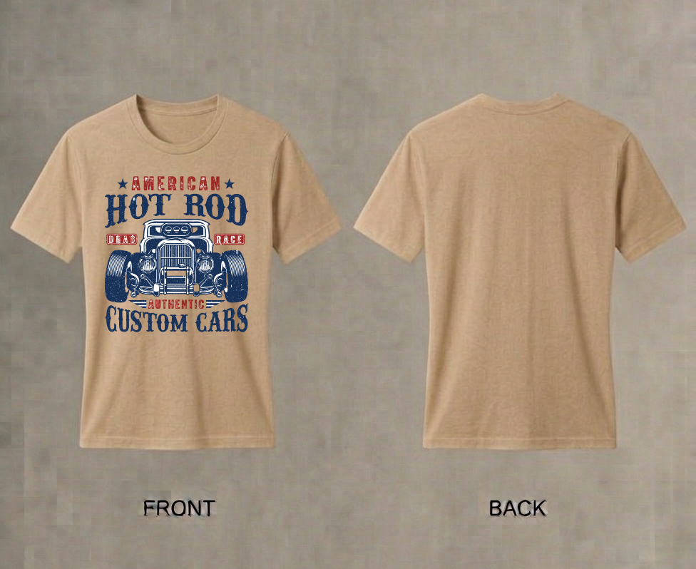 Hotrod Car Regular  T-shirt