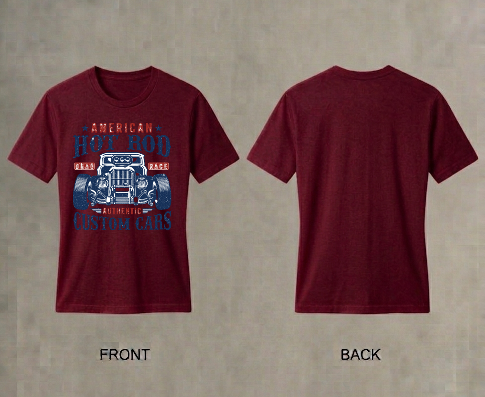 Hotrod Car Regular  T-shirt