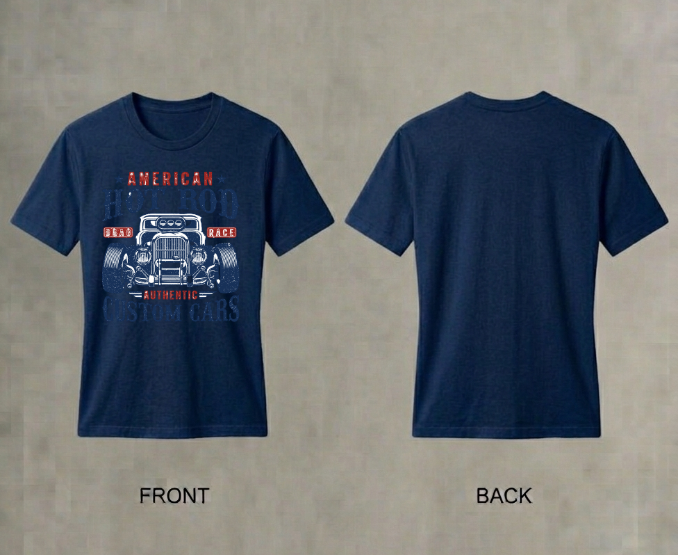 Hotrod Car Regular  T-shirt
