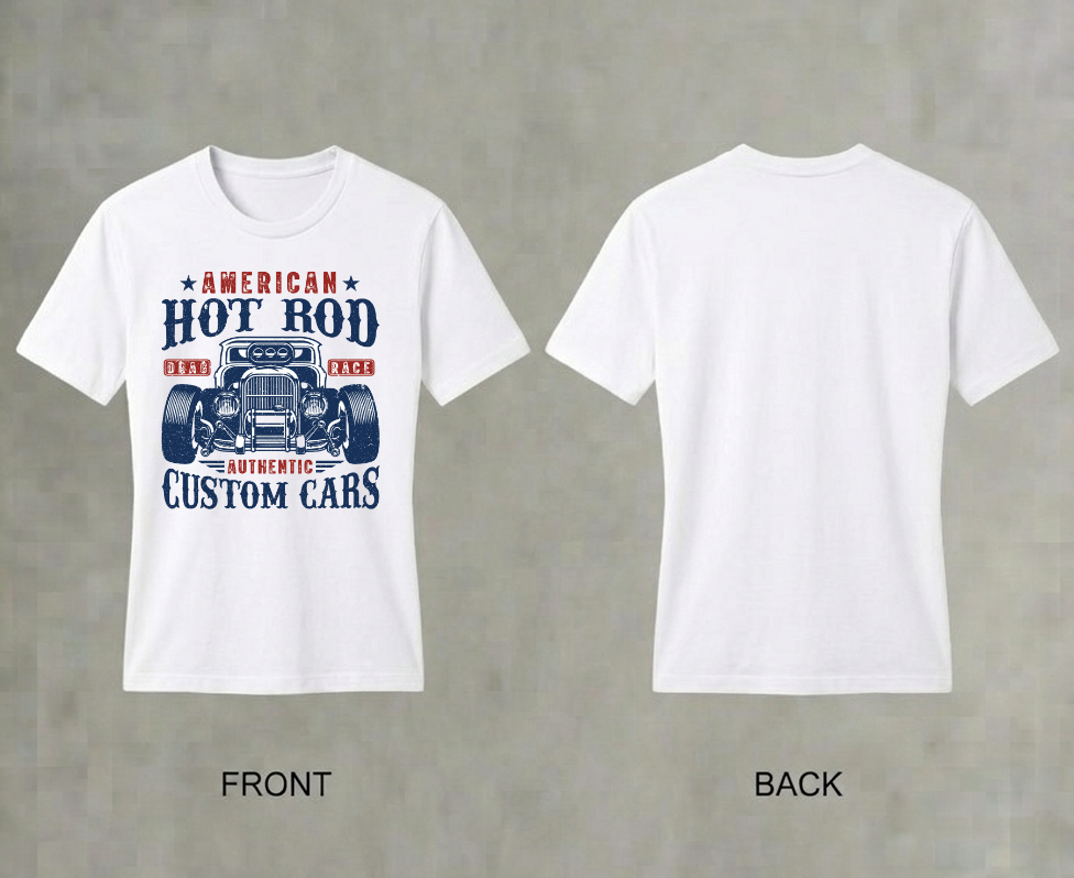 Hotrod Car Regular  T-shirt