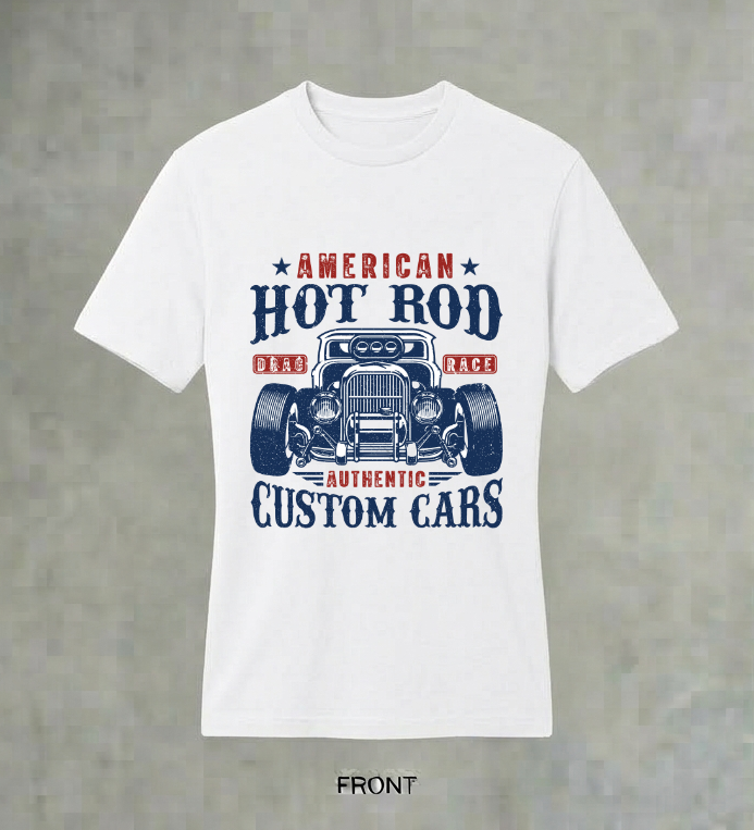 Hotrod Car Regular  T-shirt
