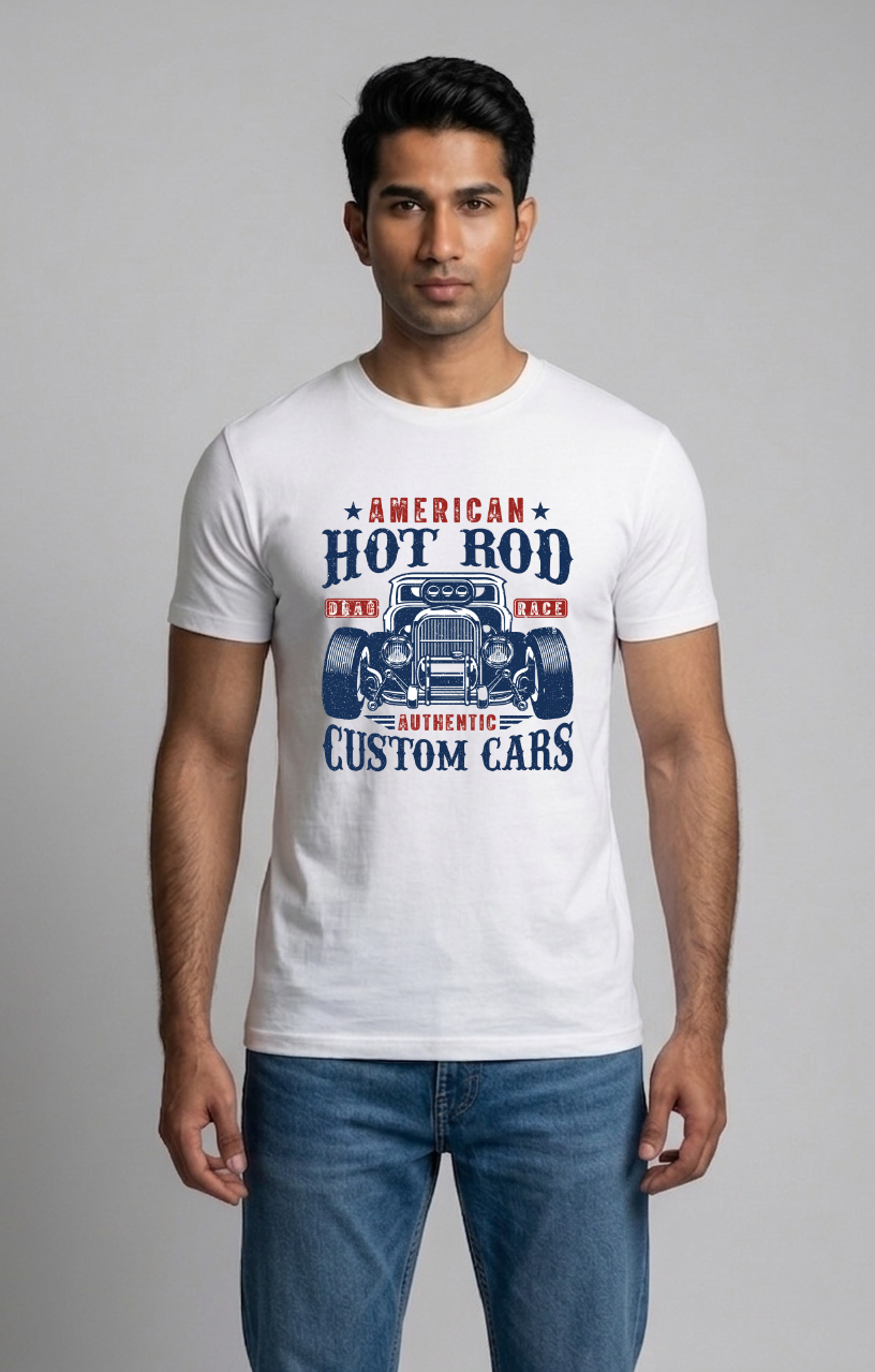 Hotrod Car Regular  T-shirt