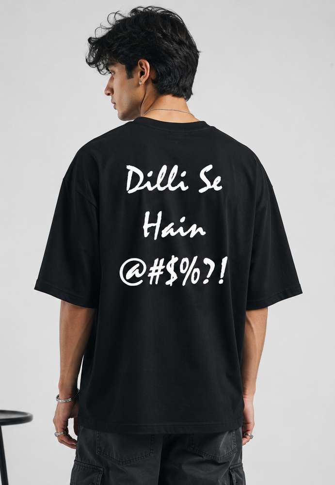 "Dili Se Hain.." Printed Back Design