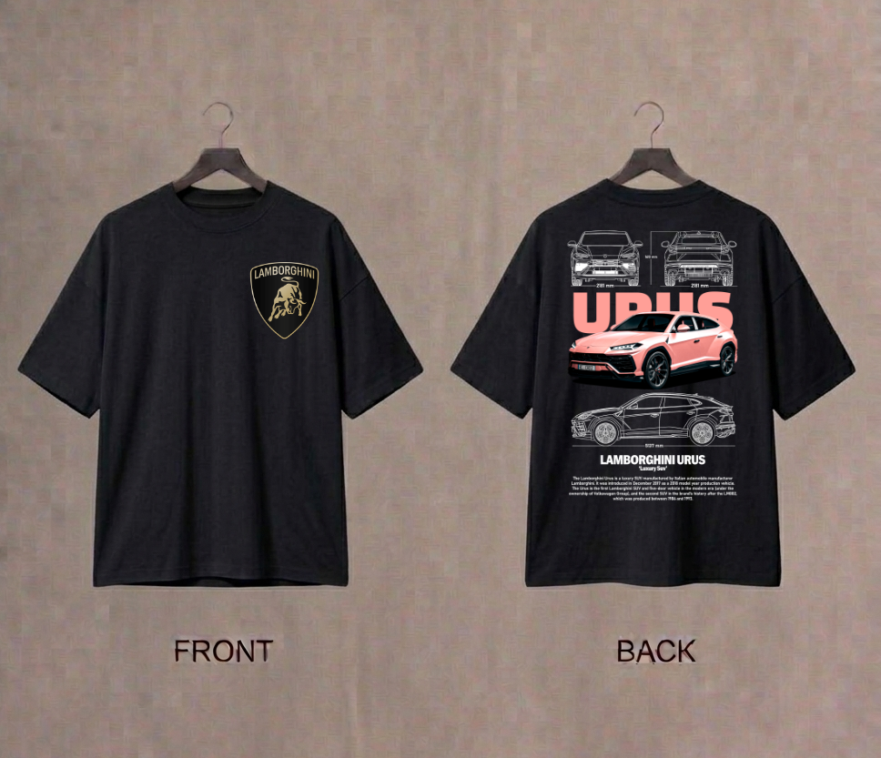 Lambo Urus Men's Oversized Tshirt