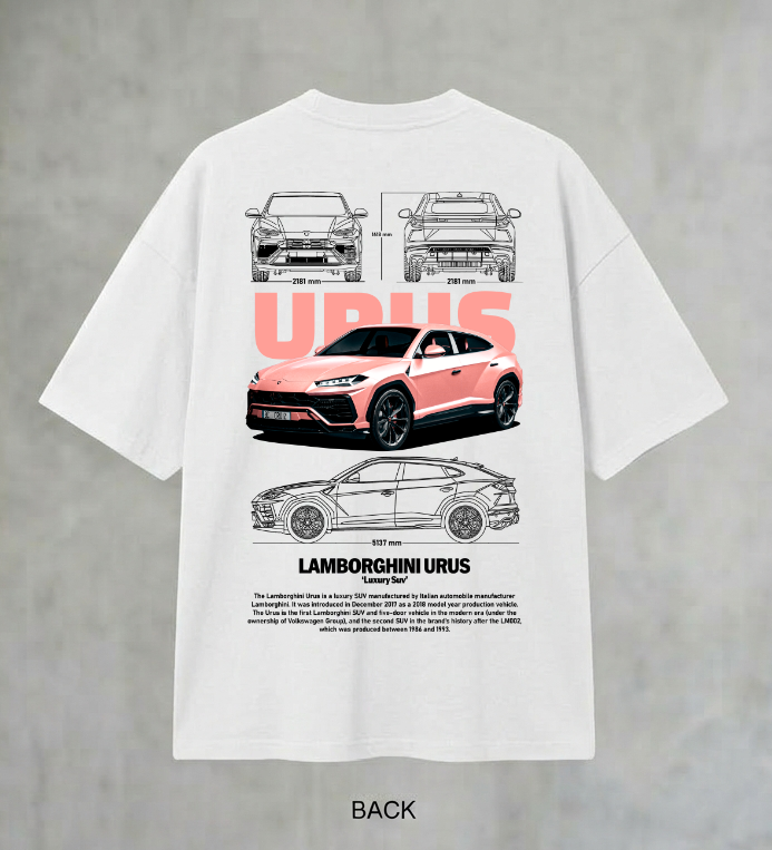 Lambo Urus Men's Oversized Tshirt